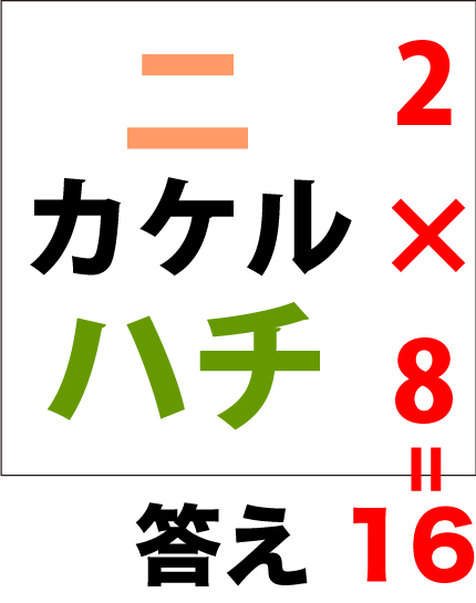 脳トレ計算 カタカナ