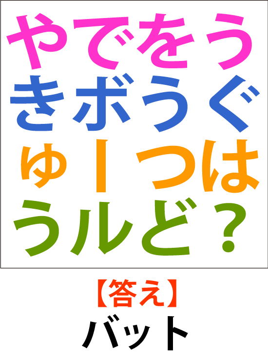 脳トレ問題答え