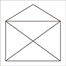 一筆書きで脳トレ初級問題集